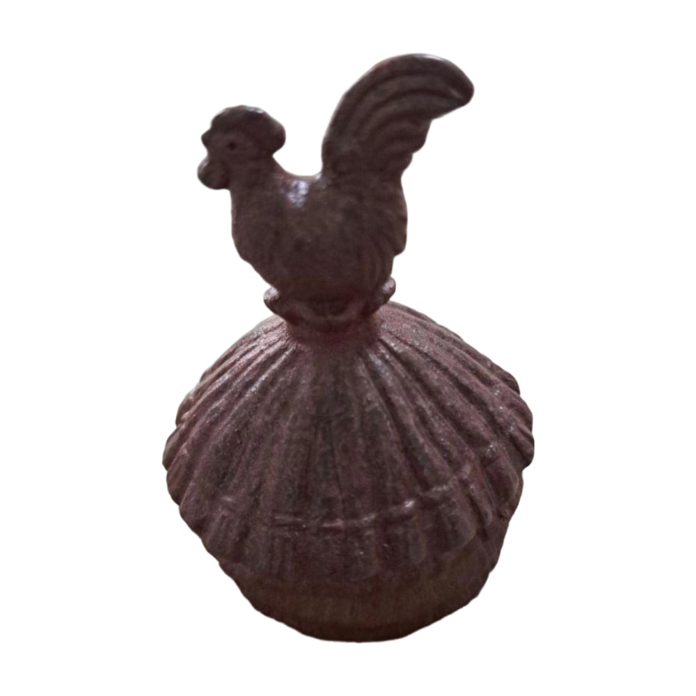 Tea Ceremony Utensil: Bizen Ware Zodiac Incense Box (Rooster), Produced by the Kiln of Kimura Toho.: Bizen Ware Zodiac Incense Box (Rooster) Kiln: Toho Kiln Artist: Kimura Toho Brand new and unused, stored at home. Removed for photography. Outer packaging box has slight wear.