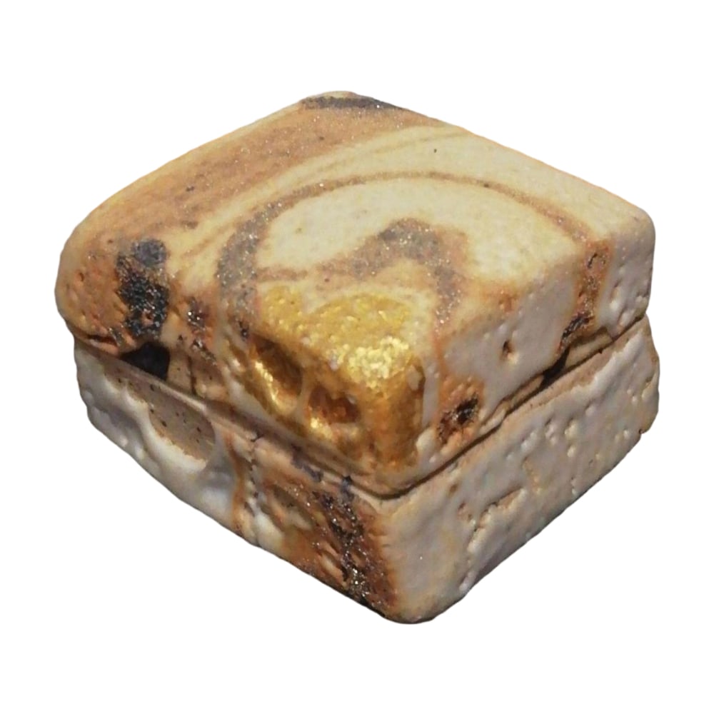 Peter Rushforth Shino-yaki Kogo with Paper Box, Tea Ceremony Utensil (1 of 10)