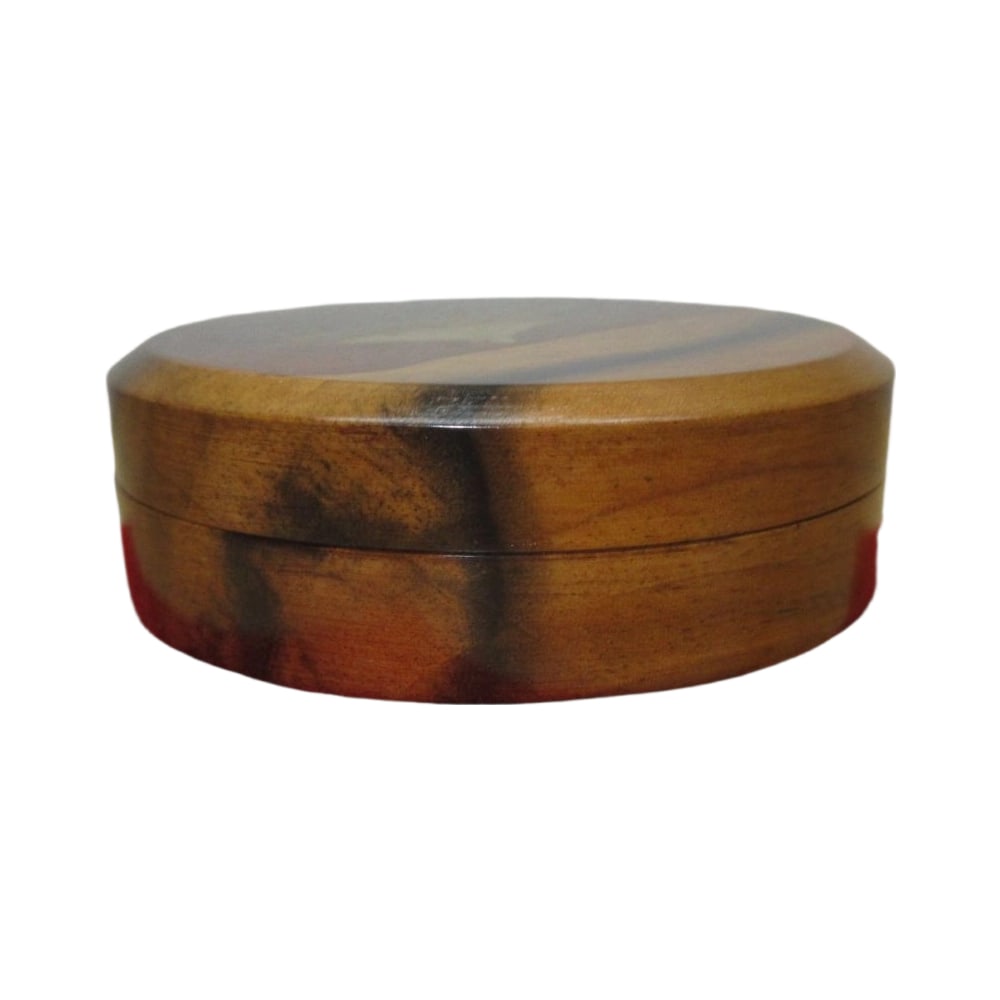 Tea Ceremony Utensils: Incense Box, Wajima Lacquerware, Black Persimmon Wood, Fukimi-do Maki-e, (1 of 9)