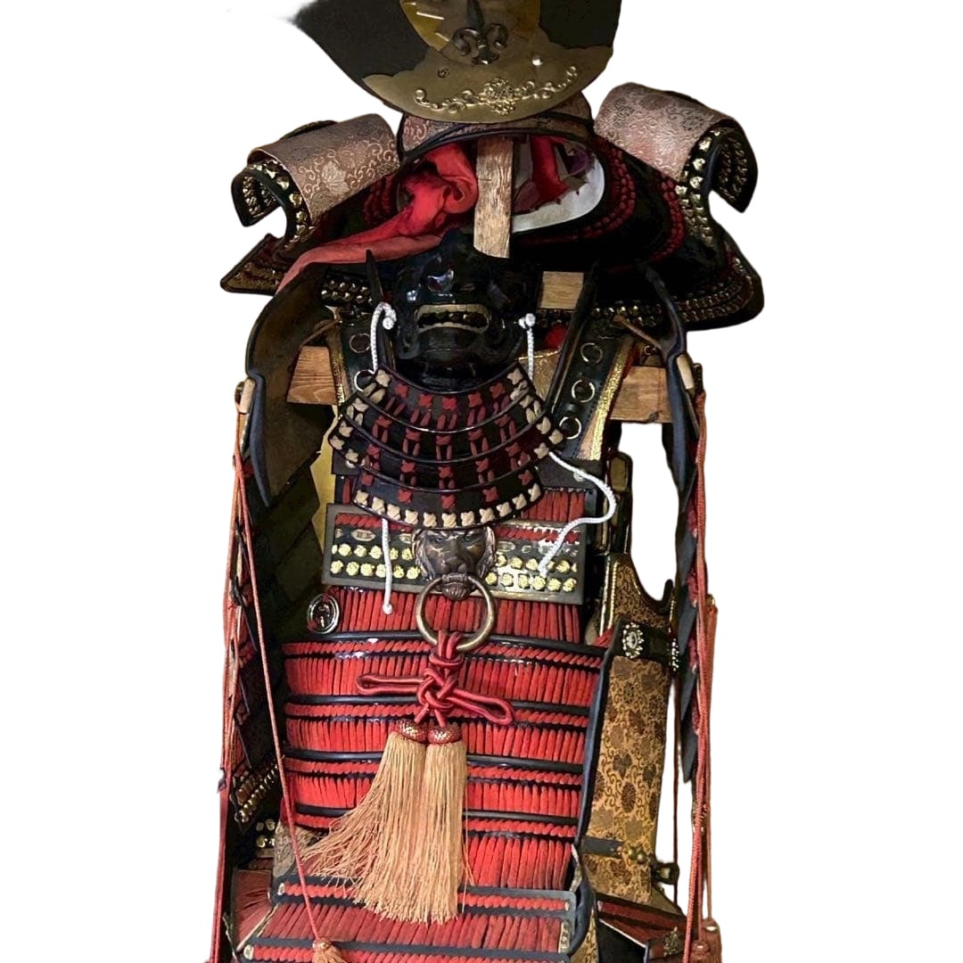 Armor, life-sized armor, military commander, samurai.: Life-sized armor (wearable) Handcrafted by artisans