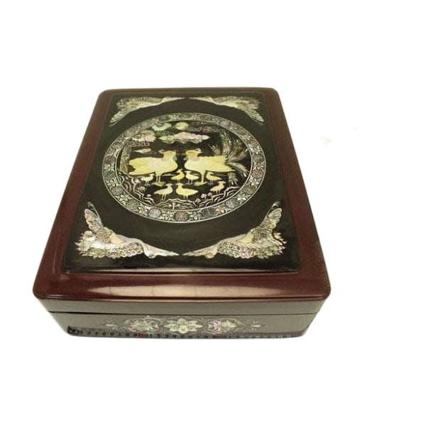 Korean Art: Mother-of-pearl Inlaid Bird Pattern, Large Format Paperback, Korea (1 of 18)