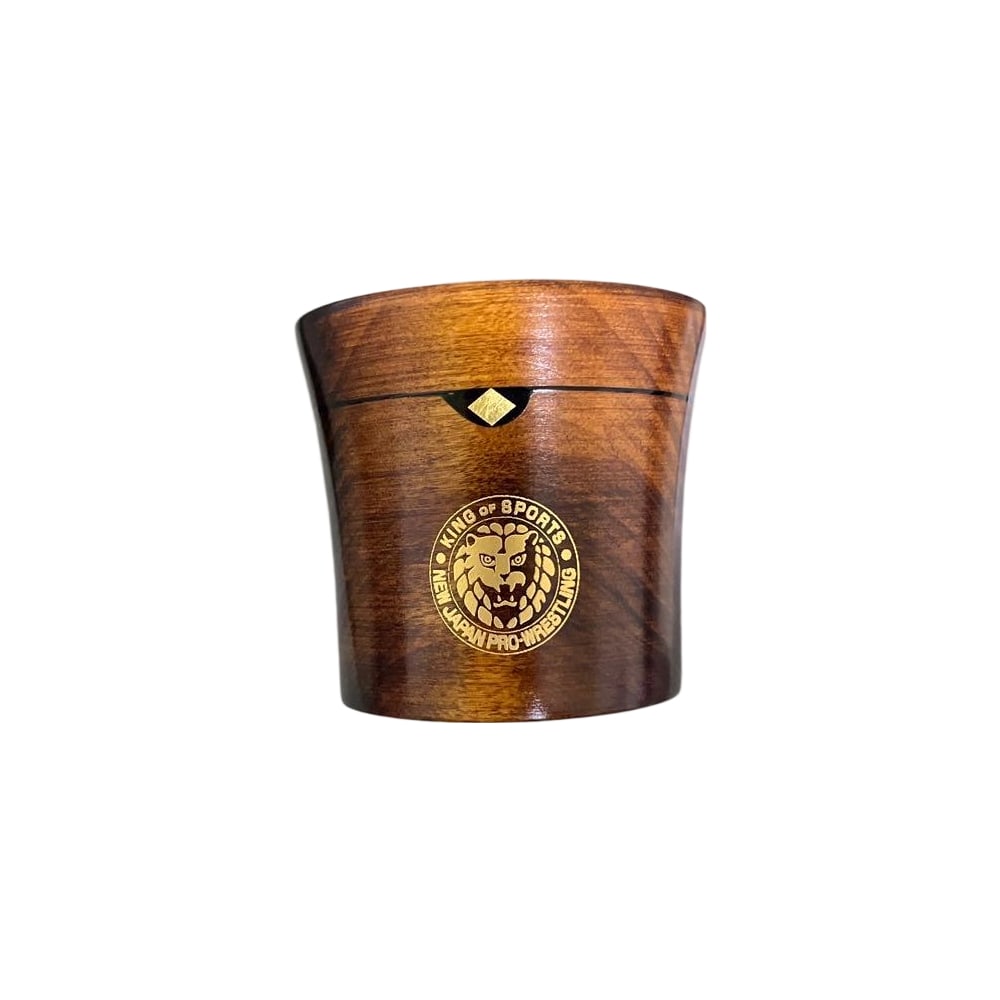 Lacquerware, Hidehira-nuri Guinomi: A collaborative product featuring a lion mark/50th anniversary commemorative emblem, produced by Ochiya Company, which manufactures and sells traditional craft Hidehira lacquerware in the World