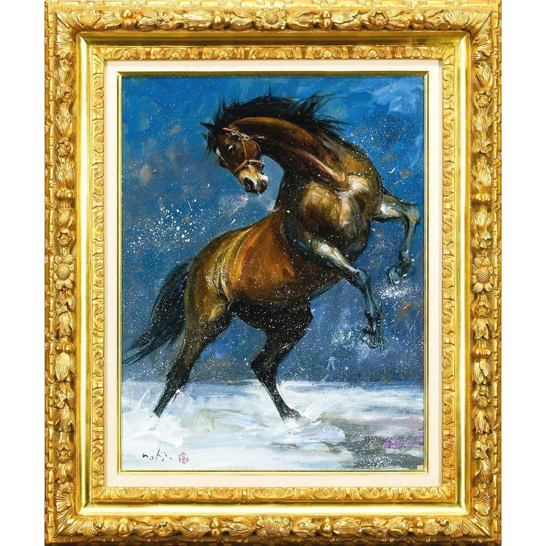 Nakabata Sojin "Gento" Oil on Canvas, Size 10 (1 of 8)