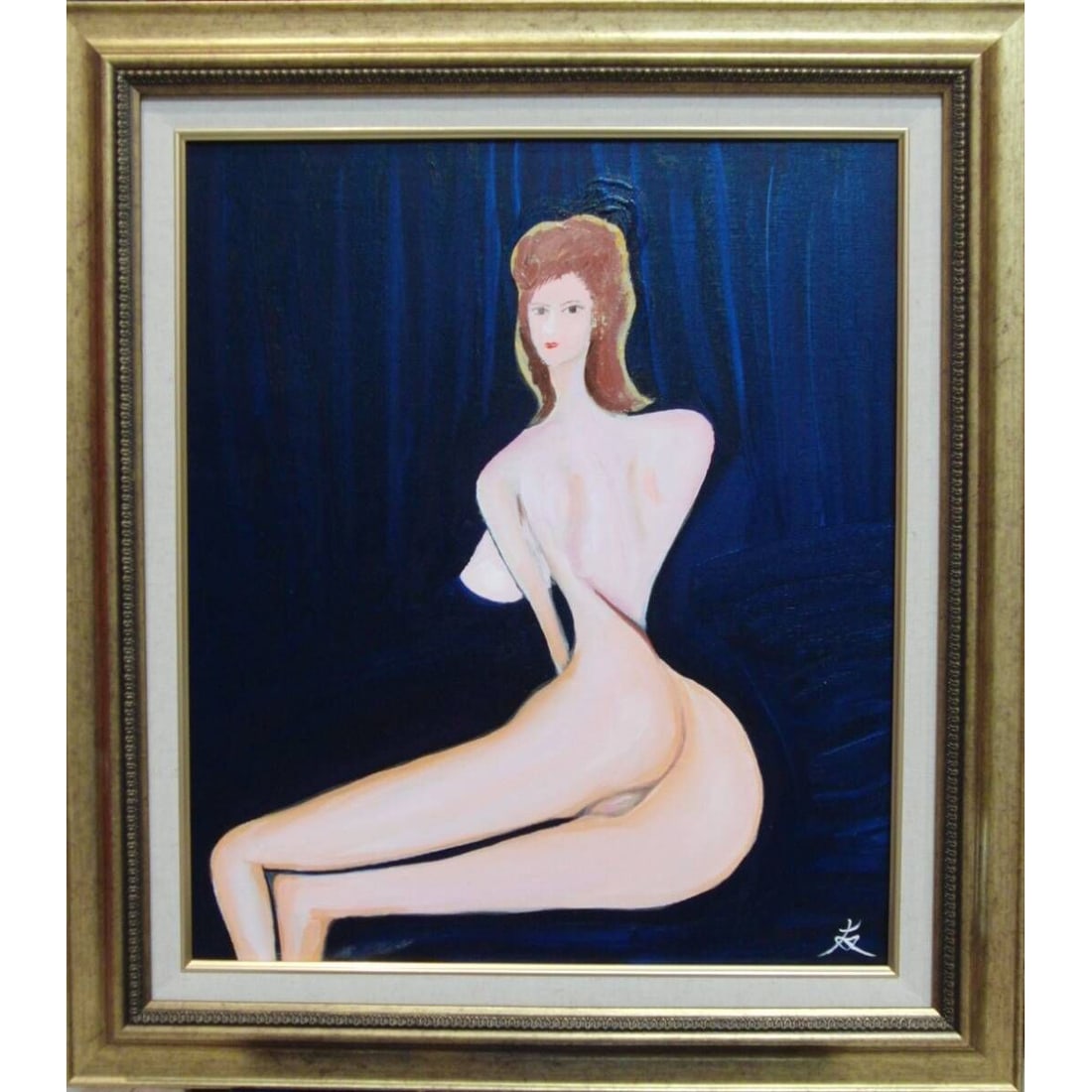 Kokubikyo Tomoyuki, "Twist" Oil Painting, F10 Size: Title: Guaranteed Authenticity with Certificate by 'Tomoyuki . Honorary Member of the International Artists Association, personally signed by the artist, a valuable work by a popular writer.Work Title