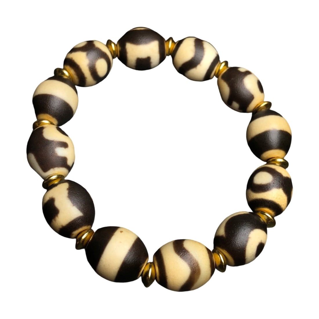 Tibetan Dzi Bead Bracelet (1 of 10)