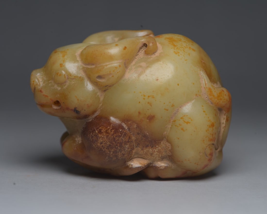 Hetian Ancient Jade Beast - 2