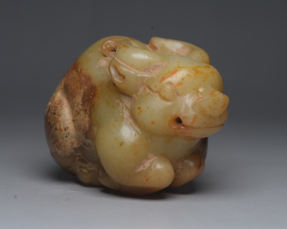 Hetian Ancient Jade Beast - 4