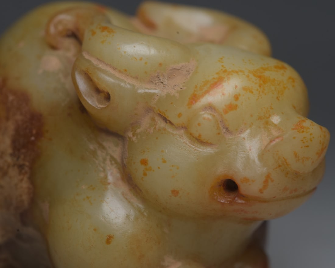 Hetian Ancient Jade Beast - 8