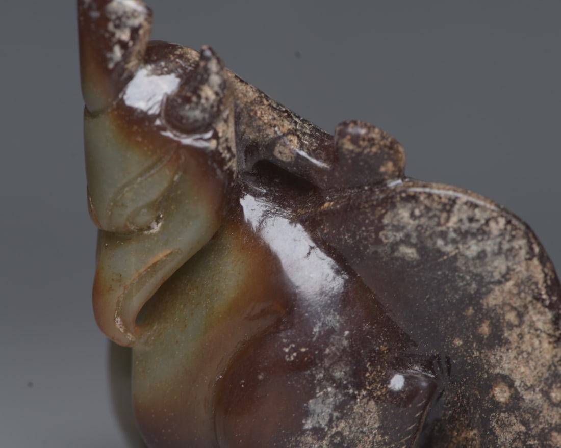 Hetian Ancient Jade Eagle Deity - 10