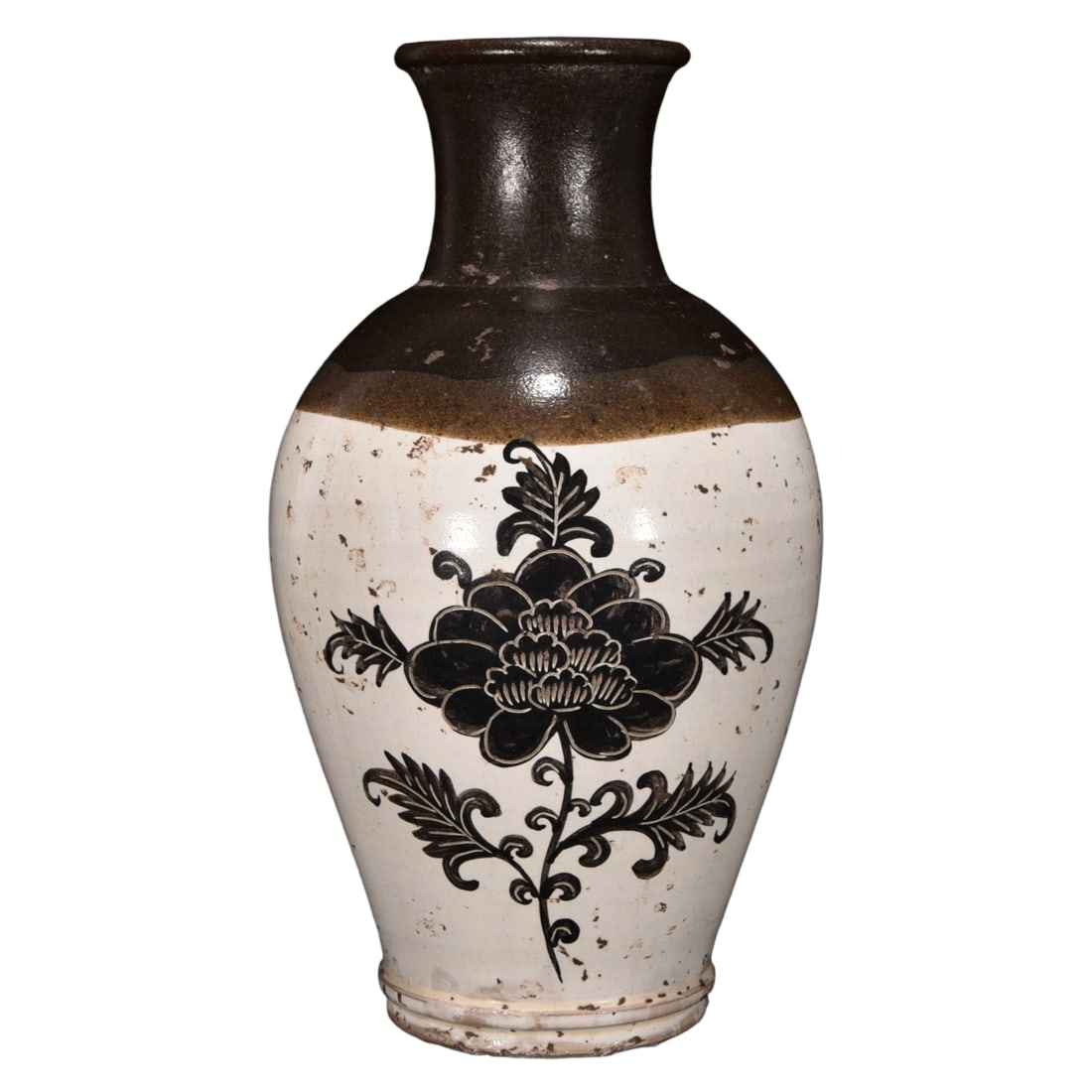 Cizhou Kiln Floral Pattern Guanyin Vase (1 of 10)