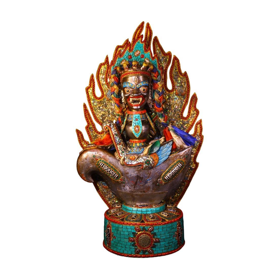 Tibetan Buddhist Temple Offering Iron Vajra Axe (1 of 13)