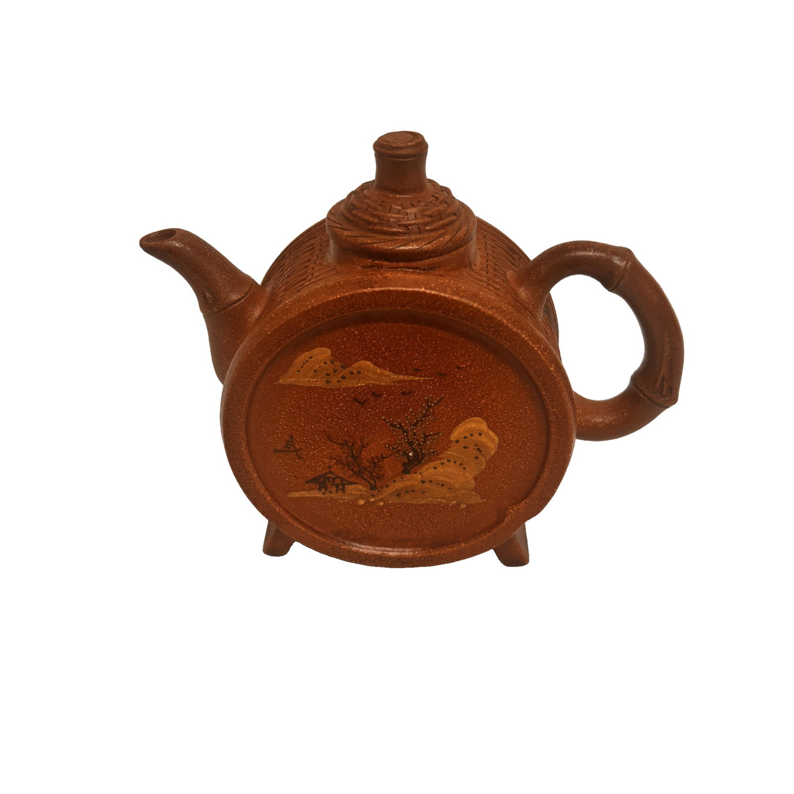 Yixing Zisha teapot: Product Name: Yixing Purple Clay Teapot (The teapot expresses aspirations; books convey the Way; the world shares the same lofty ideals; the spirit is formed)Dimensions: Overall width approximately
