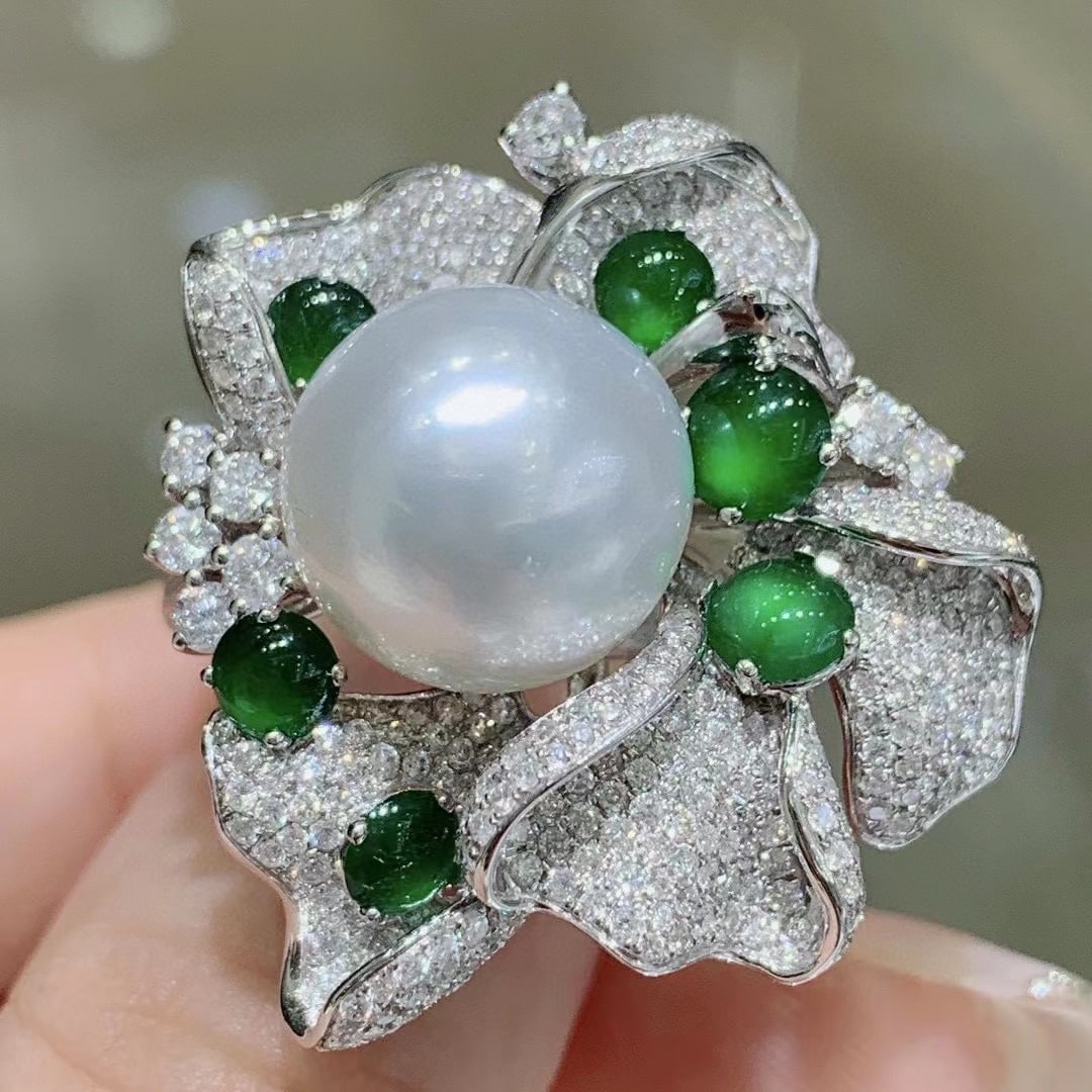 S925 Silver Pearl Ring - 2