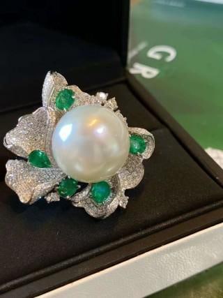 S925 Silver Pearl Ring - 3