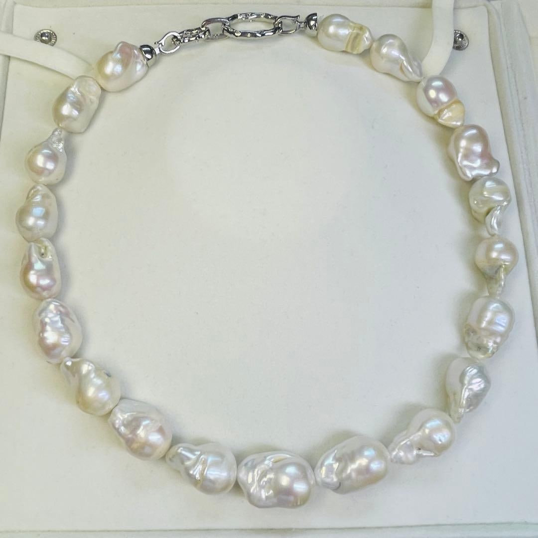 Second-hand - Baroque Pearl Necklace Natural Real Pearls (1 of 13)