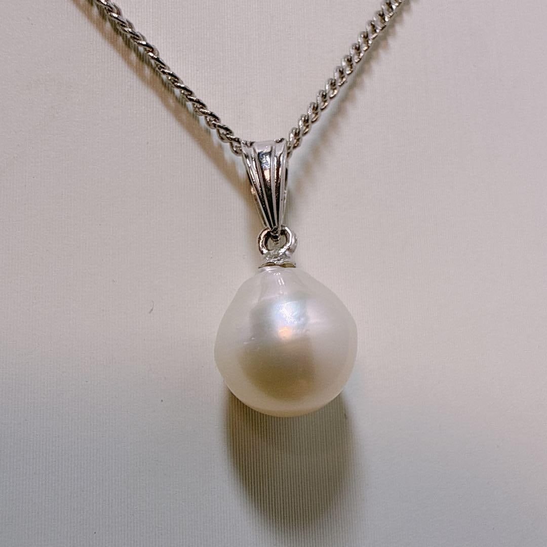 Second-hand - TASAKI silver single pearl necklace, pearl diameter 7.8 millimeters: This is a TASAKI necklace! Overall in good condition, no obvious scratches or stains, well preserved. The chain is a later added plated chain, only considered as an accessory. Pendant material: Silver