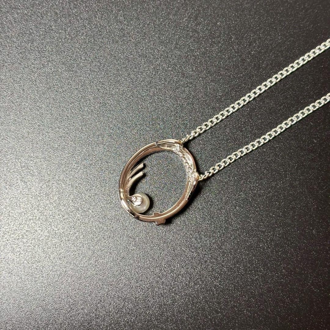 Second hand - TASAKI 925 silver pearl necklace: Tasaki necklace. Dimensions Chain length: approximately 48.5cm Measured flat.