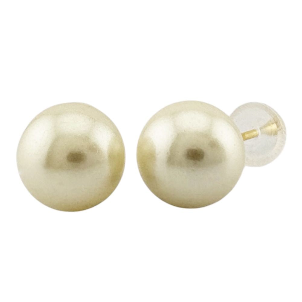 Second-hand - Earrings 18K Gold K18 Yellow Gold Bead Pearl: Season: All year Weight: Approximately 1.3 grams Country of origin: Japan Material: Akoya pearl Dimensions: Approximately 7.0mm x 7.0mm Pearl diameter: Approximately 7.0mm Earring pin length: Approxim