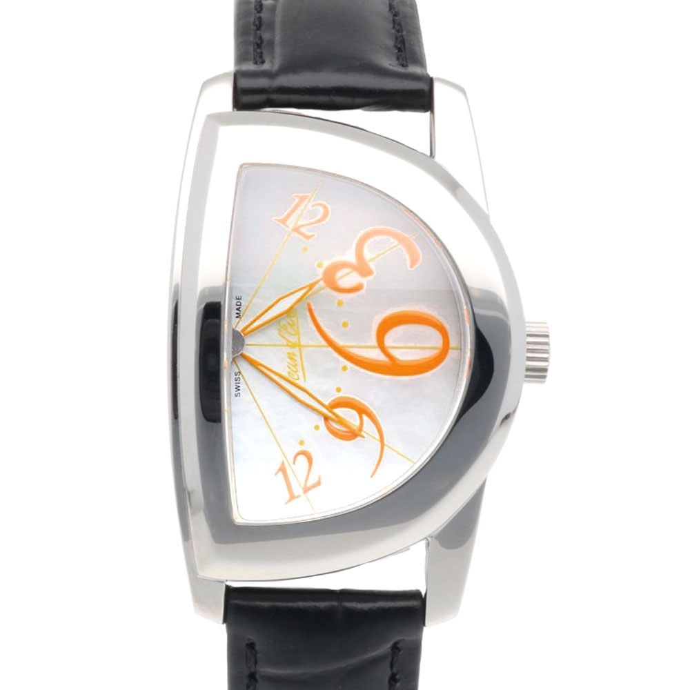 Second-hand - Jean d'Eve Sectra Nuova watch, stainless steel, 031360 quartz, re-polished.: Brand: Jean d'Eve Type: White shell Model: 031360 Target: Women Color: Silver/Black/White Series: Sectra Nuova Season: Suitable for all seasons Weight: Approximately 44.8 grams Place of Origin: Switze