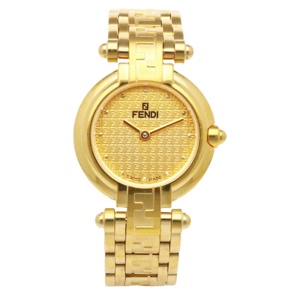 Second-hand - FENDI Ladies Quartz Watch GP 770L: Brand: FENDI Model: 770L Target: Women Color: Gold Season: Suitable for all seasons Weight: Approximately 55.8 grams Place of Origin: Switzerland Dimensions: Case Diameter: Approximately 24.5 mm Wrist