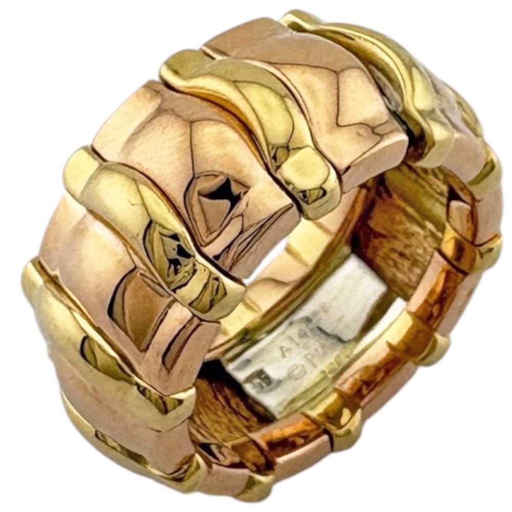 Second-hand - Boucheron Tanagra ring, size 13.5, 18K yellow gold, for women.: Brand: Piaget Target: Women Color: Rose Gold/Yellow Gold Series: Tanagra Season: Suitable for all seasons Weight: Approximately 13.9 grams Country of Origin: Switzerland Size: 13.5 Ring Width: Approxi