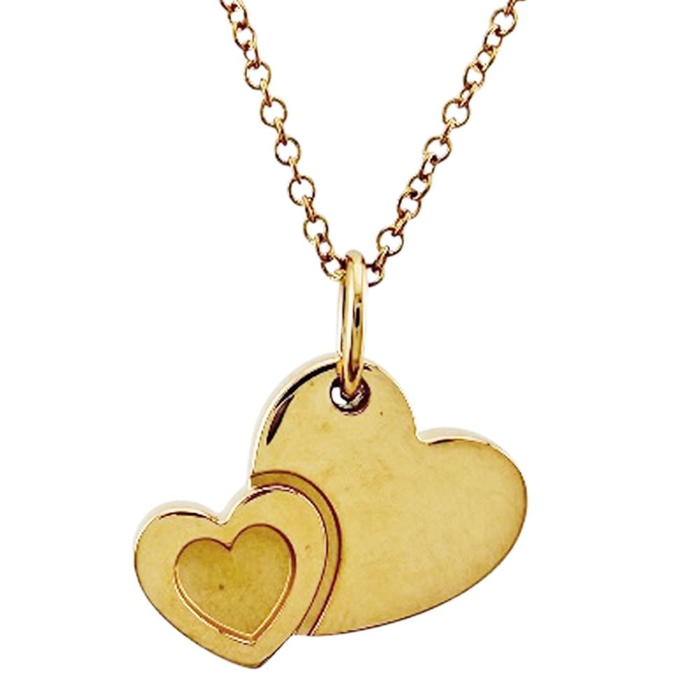 Second-hand - Tiffany Sweet Double Heart Necklace 18K Gold K18 Pink Gold Women's TIFFANY&Co.: Brand: Tiffany & Co. Target: Women Color: Pink Gold Series: Sweet Double Heart Season: Suitable for all seasons Weight: Approximately 4.1 grams Country of Origin: USA Dimensions: Total Length: Approxi