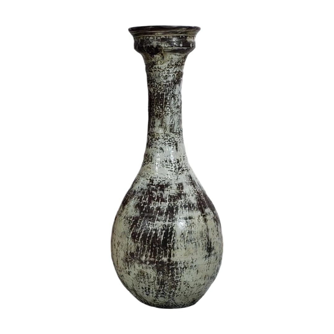 Masterpiece Goryeo Mishima Flower Vase | Omotesenke 13th Generation Iemoto Jikuchu-sai Inscription (1 of 11)
