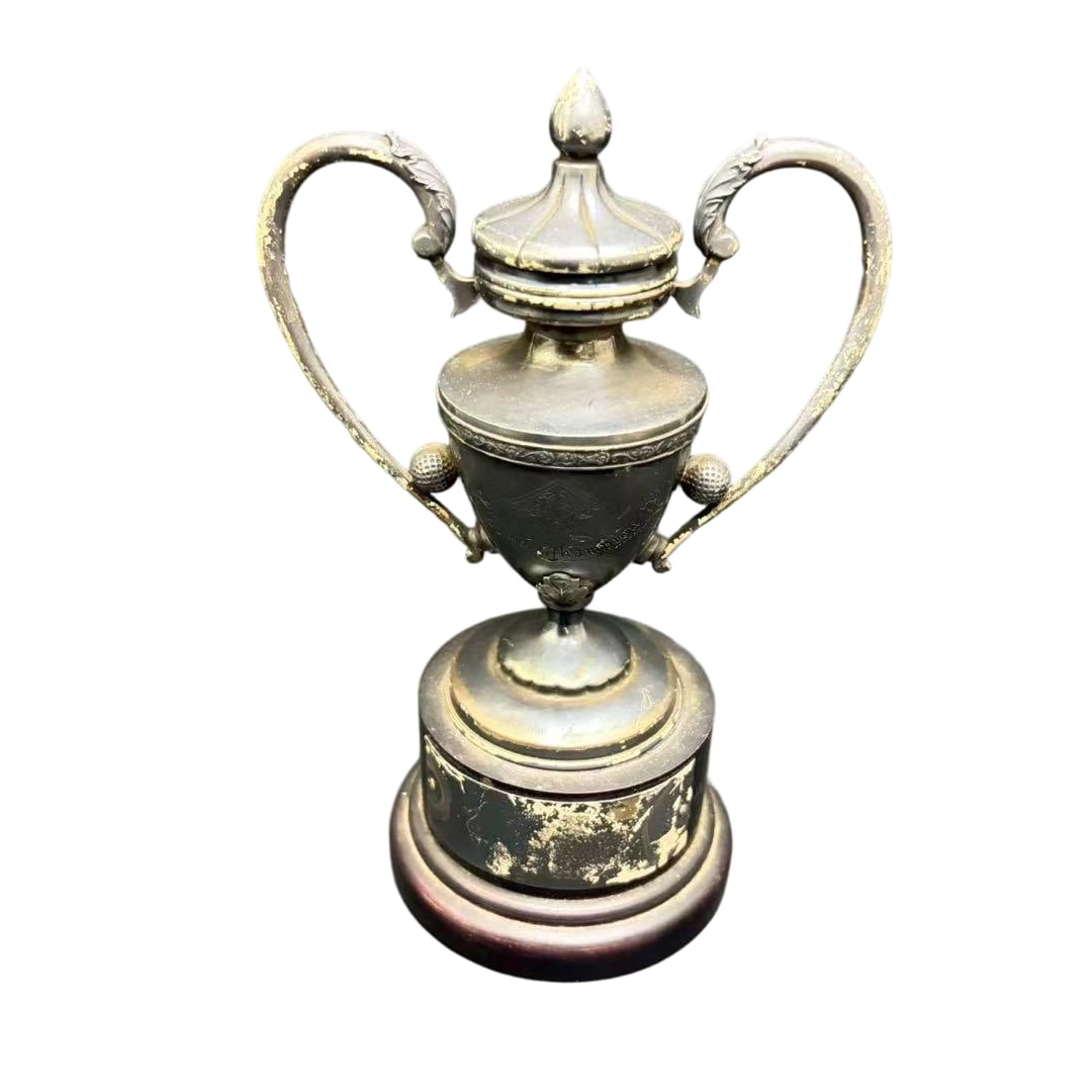 Pure Silver WAKO Ginza Wako Silver Golf Trophy Champion Cup Total Weight 227g (1 of 10)