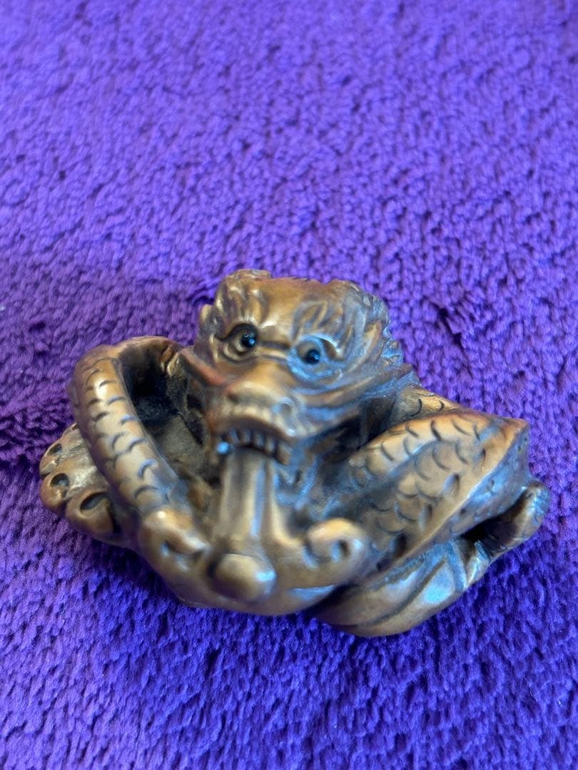 Dragon Carving Netsuke Pendant - 2