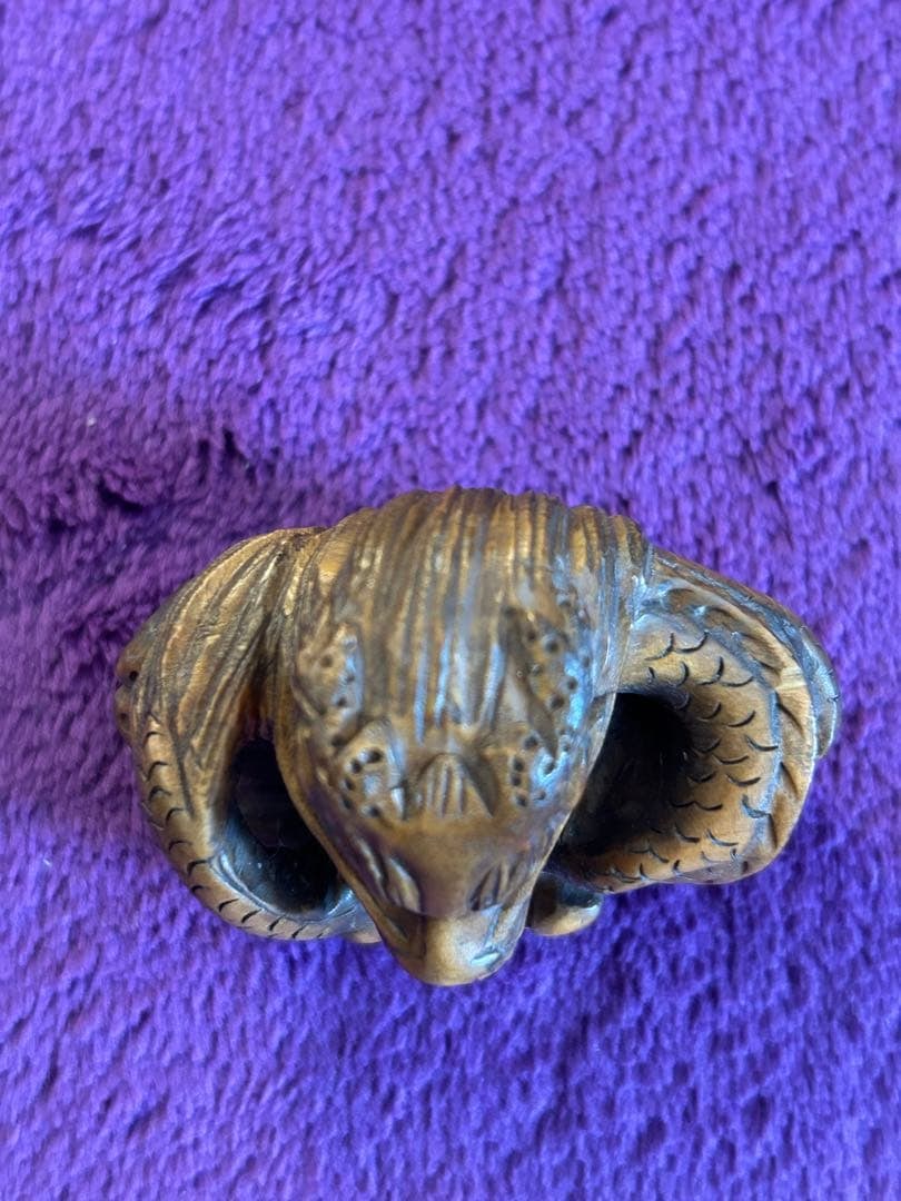 Dragon Carving Netsuke Pendant - 6
