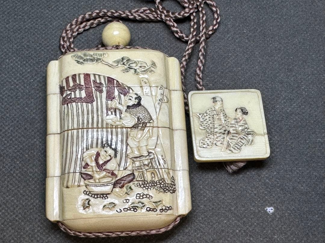 Inro, Netsuke, Natural Material - 2