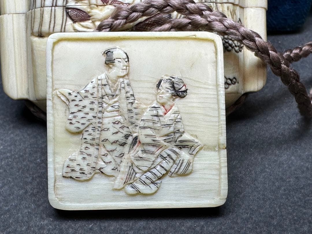 Inro, Netsuke, Natural Material - 6