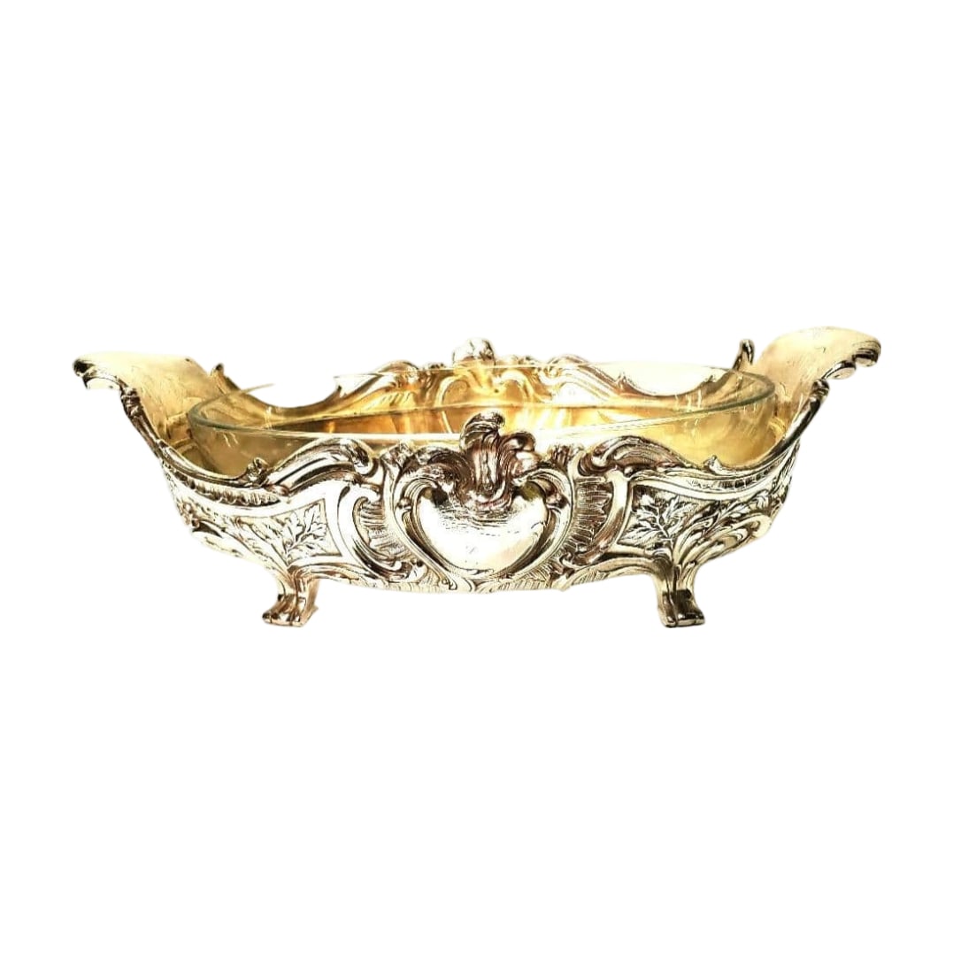 Christofle Gallia Special Commissioned Piece (Unique in the World) Floral Planter: This floral planter is a special custom piece for the French restaurant Le Doyen, offered at one-tenth of its price. Luxurious and extremely rare, it is considered a treasure among collectors.
