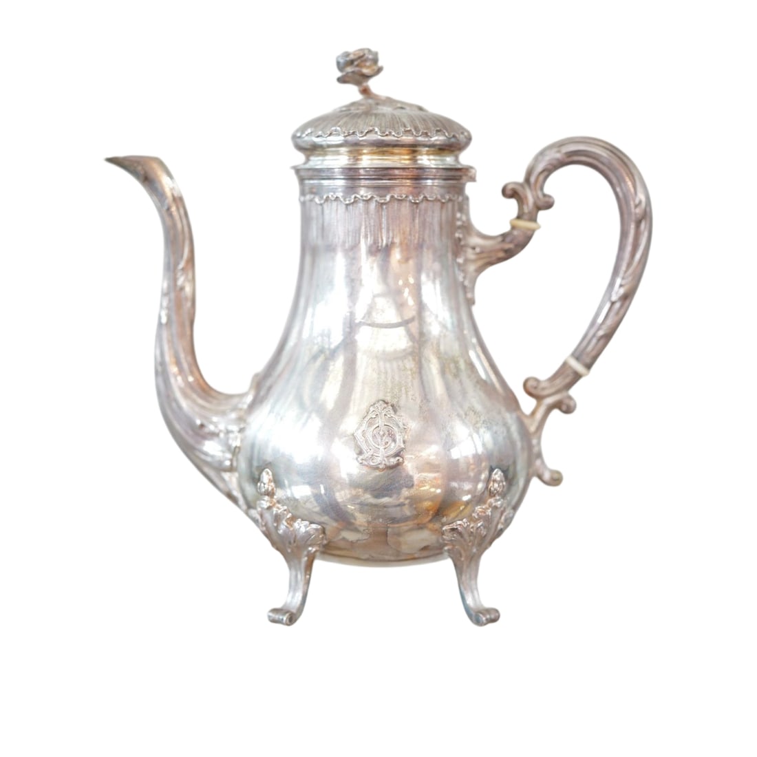 A French Silver Coffee Pot, 1883-1911 (1 of 11)