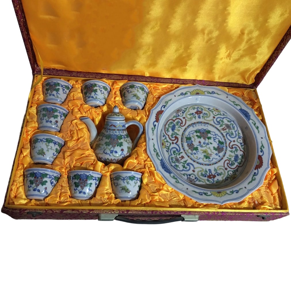 Chenghua Doucai Tea Set (1 of 10)