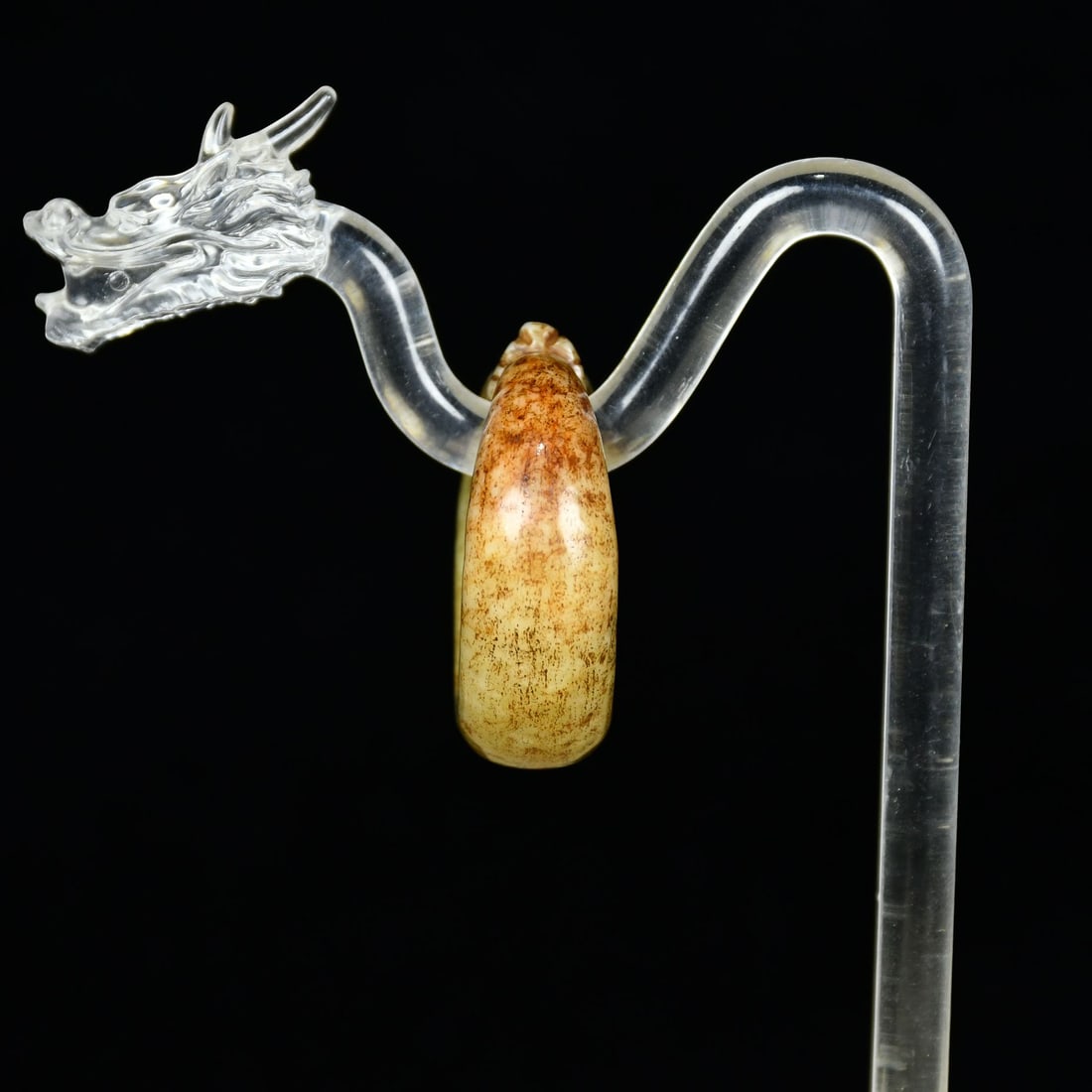 Hetian Jade Dragon Ring - 3