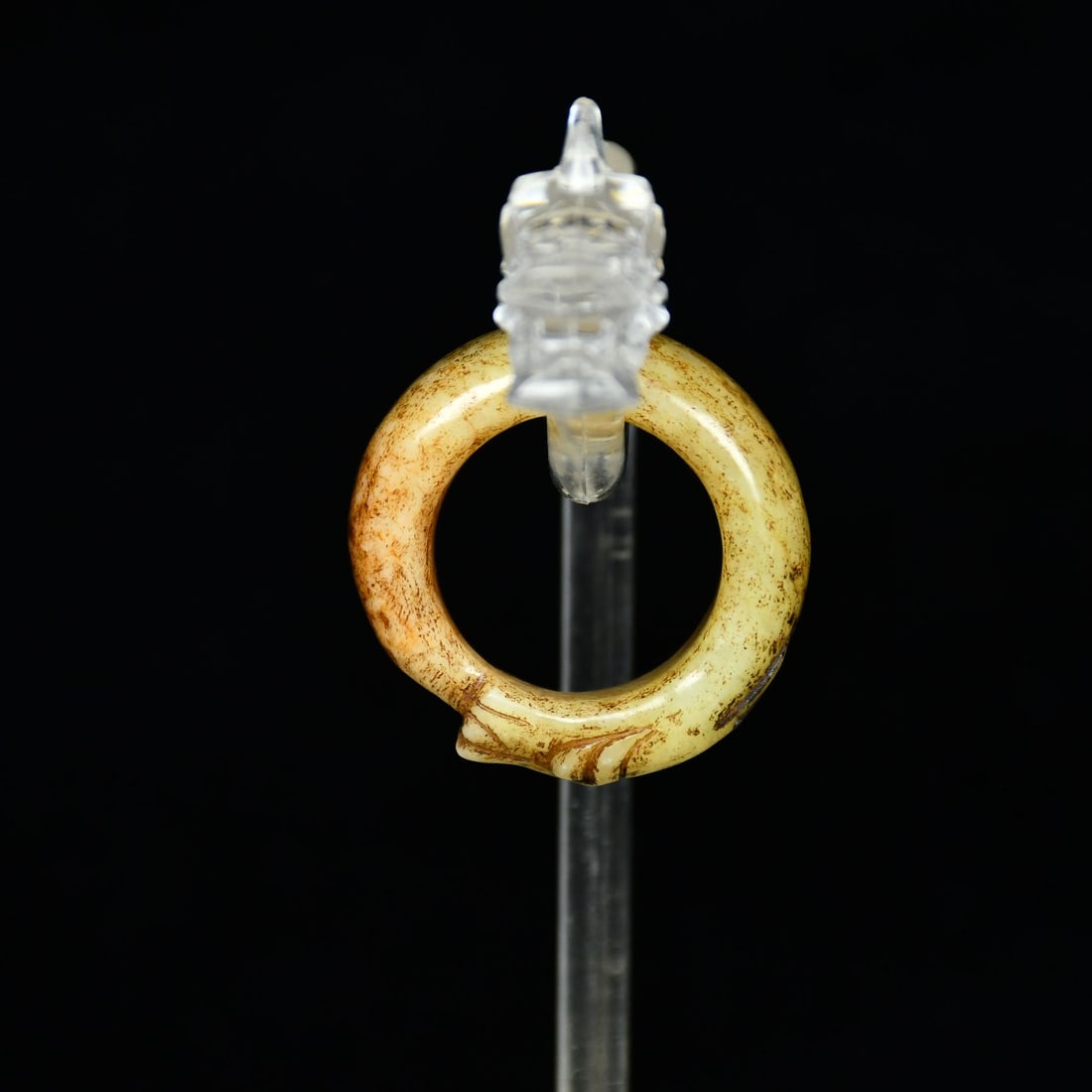 Hetian Jade Dragon Ring - 5