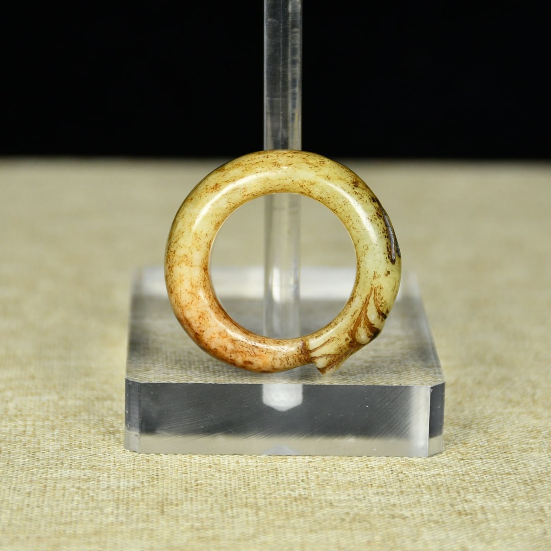 Hetian Jade Dragon Ring - 9