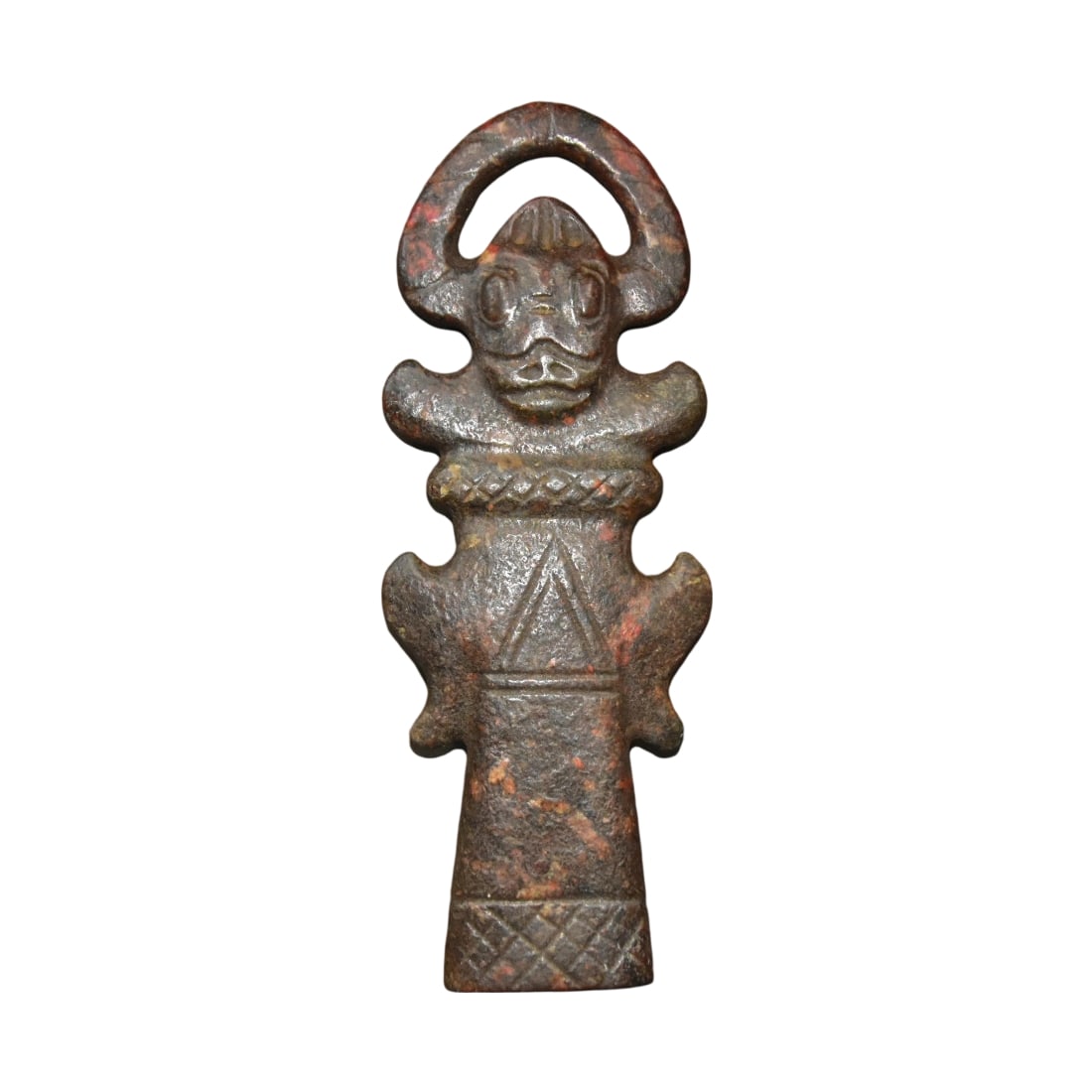 Old Jade Noble Figure: This old jade noble figure is exquisitely carved with smooth lines, showcasing the superb craftsmanship of ancient times. The jade is warm and lustrous, with natural color, making it highly valuable