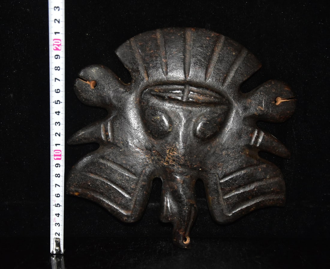 Old Jade Opera Mask - 8