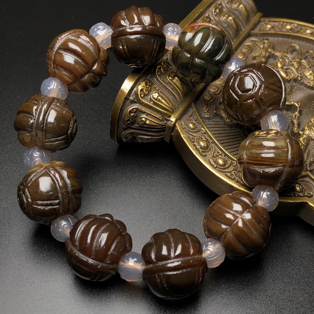 Agate Beaded Bracelet - 2