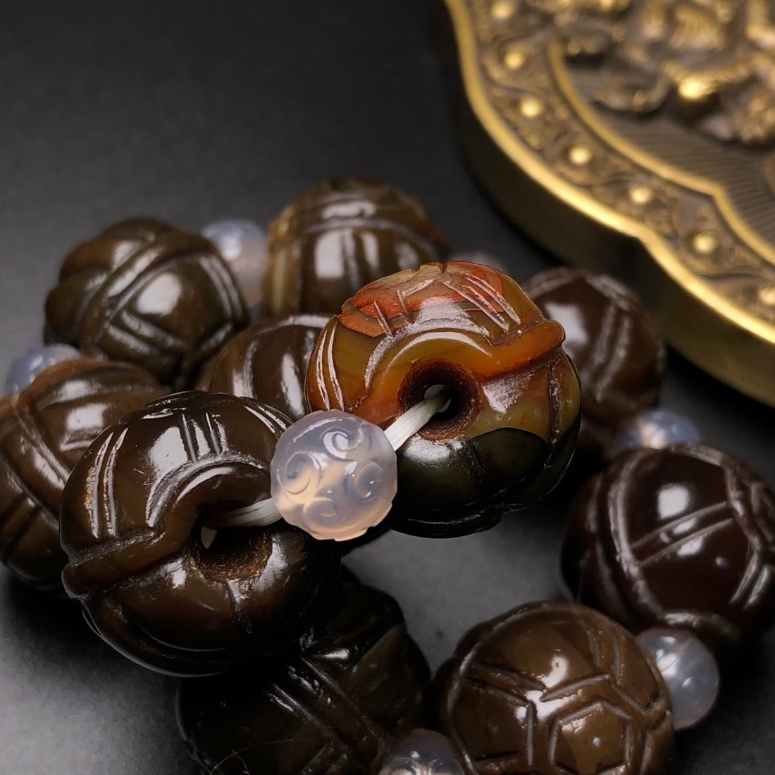 Agate Beaded Bracelet - 9