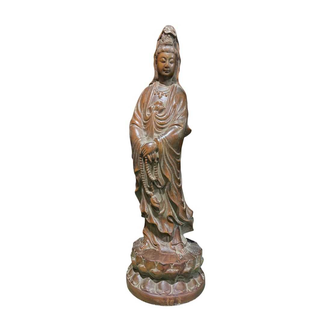 Boxwood Guanyin Statue (1 of 10)