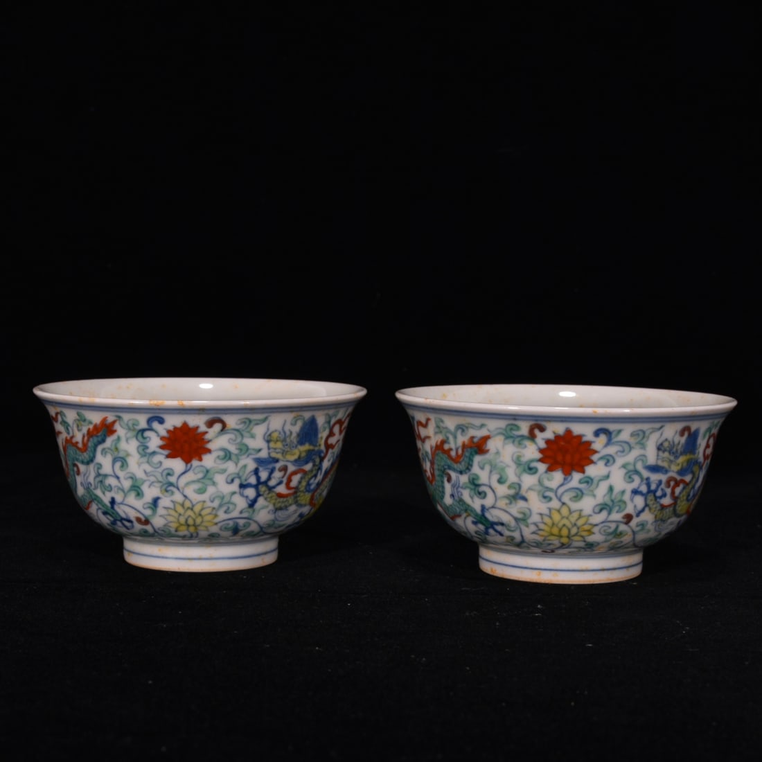 Ming Chenghua Doucai Dragon Pattern Cup - 14