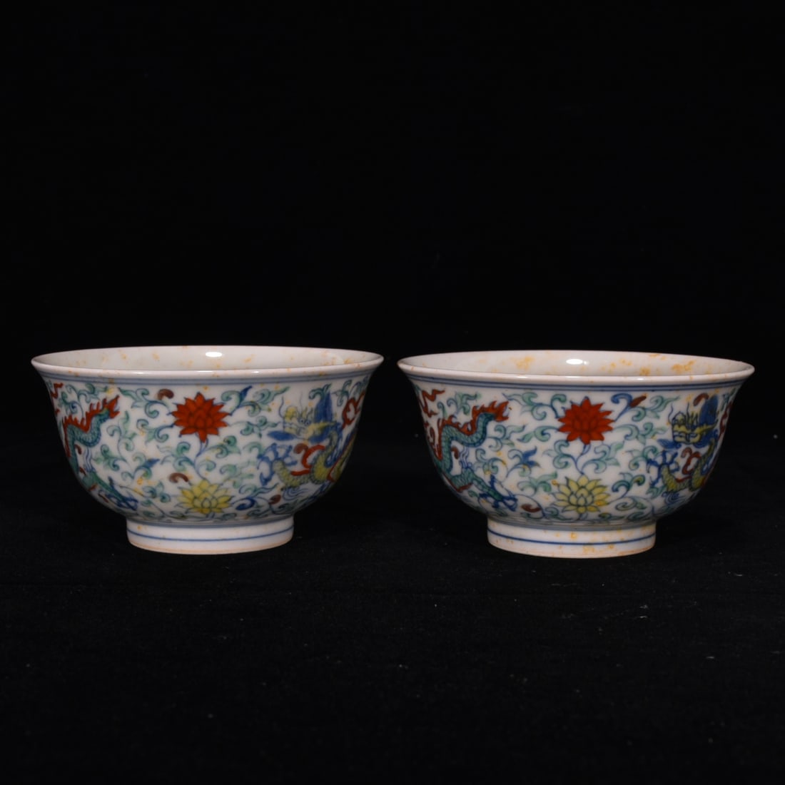 Ming Chenghua Doucai Dragon Pattern Cup - 4