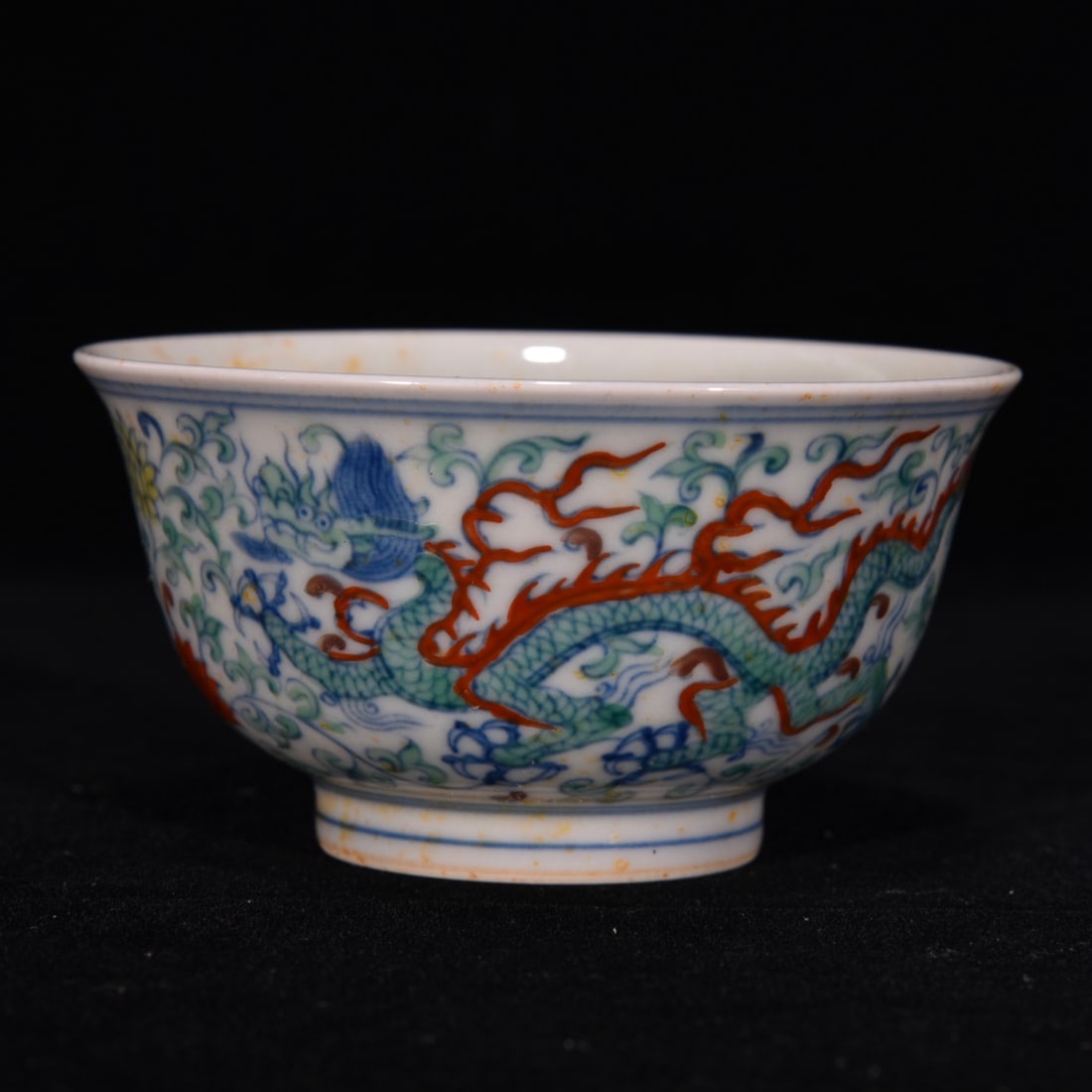 Ming Chenghua Doucai Dragon Pattern Cup - 9