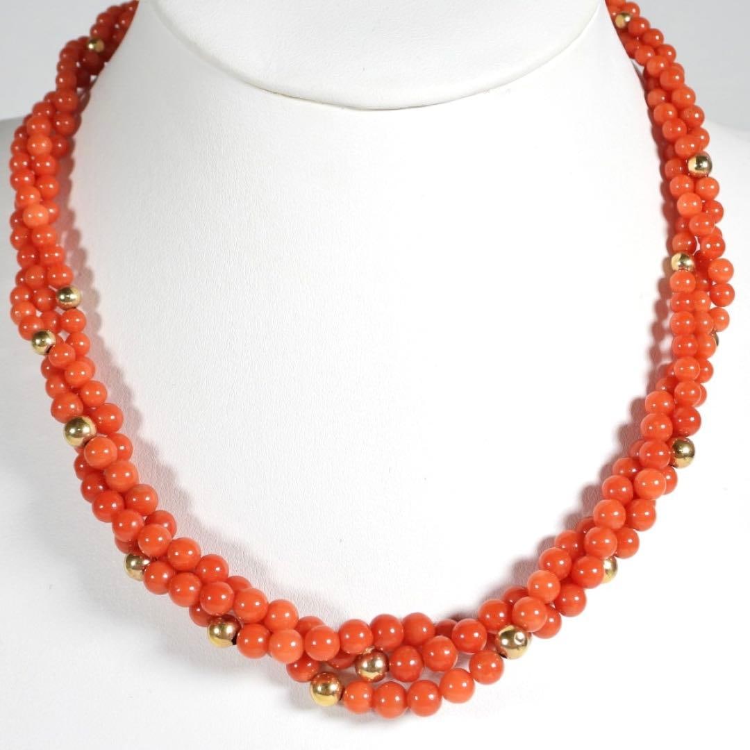 Coral Red Coral Necklace Without Clasp: Coral Red Coral Necklace Without Clasp Loose Stone Jewelry Weight Approximately 26.7 Grams Dimensions Approximately Beads Approximately 5.0 Millimeters Weight Approximately 26.7 Grams