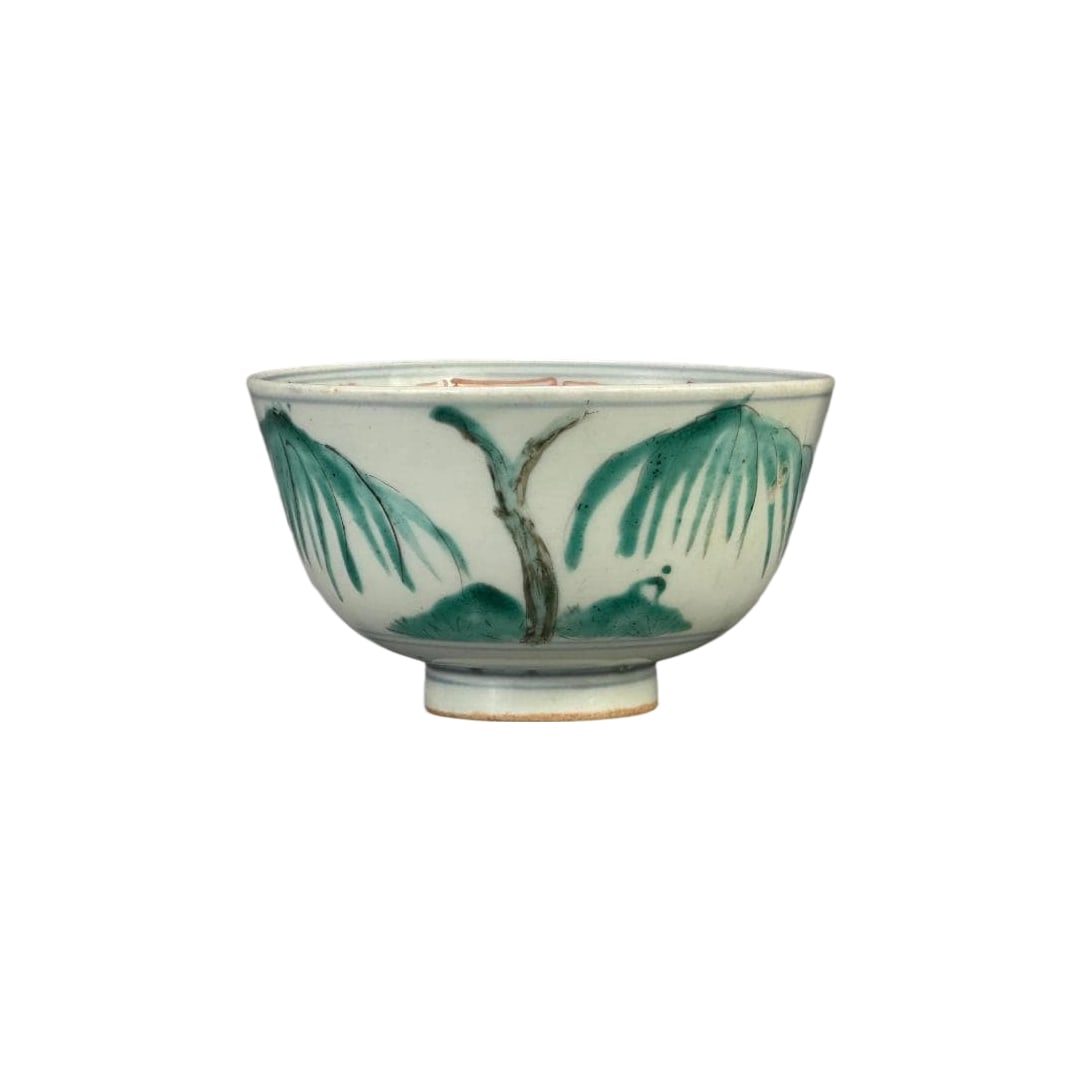 Chinese Art: Ming Dynasty, Wucai Horse-Painted Tea Bowl, Color-Painted Tea Bowl, Antique Tea Bowl,: Chinese Art Ming Dynasty Wucai Horse-Painted Tea Bowl Polychrome Tea Bowl Antique Tea Bowl Dimensions: Height 7.1 cm, Width 12 cm. Condition Report Please refer to images for confirmation.