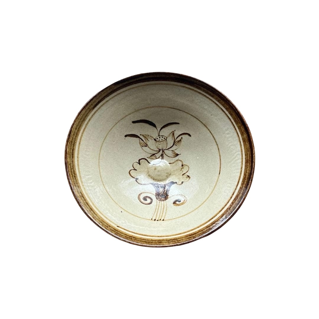 Cizhou Ware Iron-Painted Bowl, China: Cizhou Ware Iron-Painted Bowl, China Dimensions: Diameter 155 mm, Height 55 mm