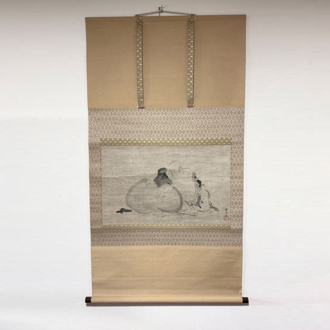Hanging Scroll by Kano Tsunonobu (Kano Tsunonobu) - Original Work: Dimensions Vertical 145 cm Horizontal 79 cm Contents Delivered This Item Box